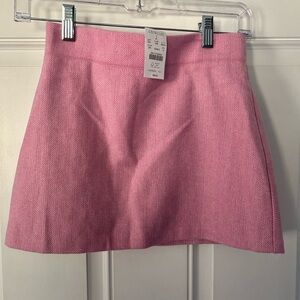 Crewcuts Pink Herringbone Skirt